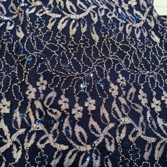 NWT Navy/Cream Hoco dress - Picture 6 of 8